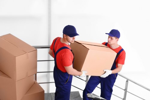 Professional movers in Wimbledon handling a residential relocation with care