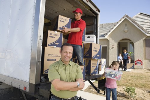 House removalists in Wimbledon helping with a residential move