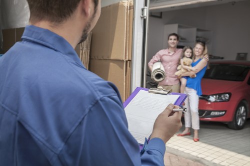 Professional team handling a piano removal in Wimbledon